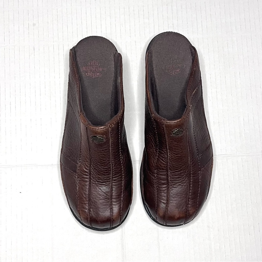 Harley-Davidson Brown Leather Mules - Picture 6 of 10